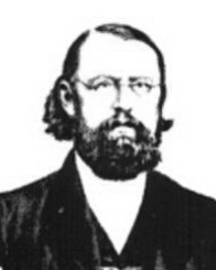 August Peters Portrait von August Peters Mitte des 19. Jahrhunderts