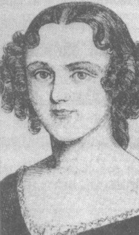 Louise Aston Mitte 19. Jahrhundert Holzstich von Louise Aston mit kurzen Haaren in der Mitte des 19. Jahrhunderts