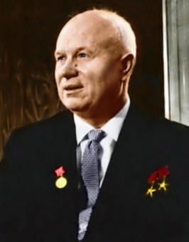 Portraitfoto von Nikita Chruschtschow