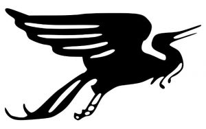 Wandervogel Symbol: Der Greif Symbol des Wandervogels: Der Greif in einer symbolischen Schwarz Weiß Darastellung