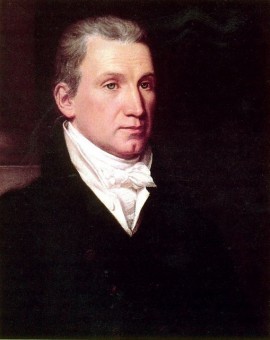 Portrait von James Monroe
