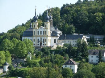 Bild der malerischen Festung Kaeppele in Würzburg