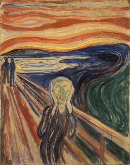 Das Gemälde "Der Schrei" von Edvard Munch aus dem Jahre 1910